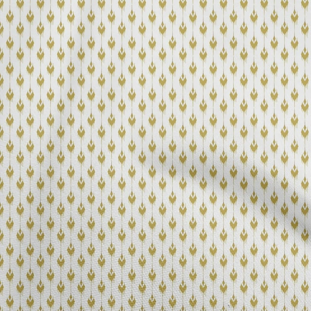 oneOone Rayon Olive Green Fabric Ikat Sewing Craft Projects Fabric Prints By Yard 56 Inch Wide