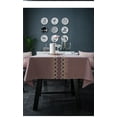 thumbnail image 7 of Rectangular Tablecloth,Japanese Solid Color Embroidery Tablecloth And Matching Pillow,Cotton Linen Tablecloth For Living Room Restaurant Party Festival-Pink-Pillowcase45*45cm, 7 of 7