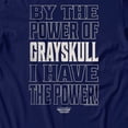 thumbnail image 3 of Masters Of The Universe Movie By The Power Of Grayskull Text Stack Men's T Shirt (Navy, S-XXXL), 3 of 4