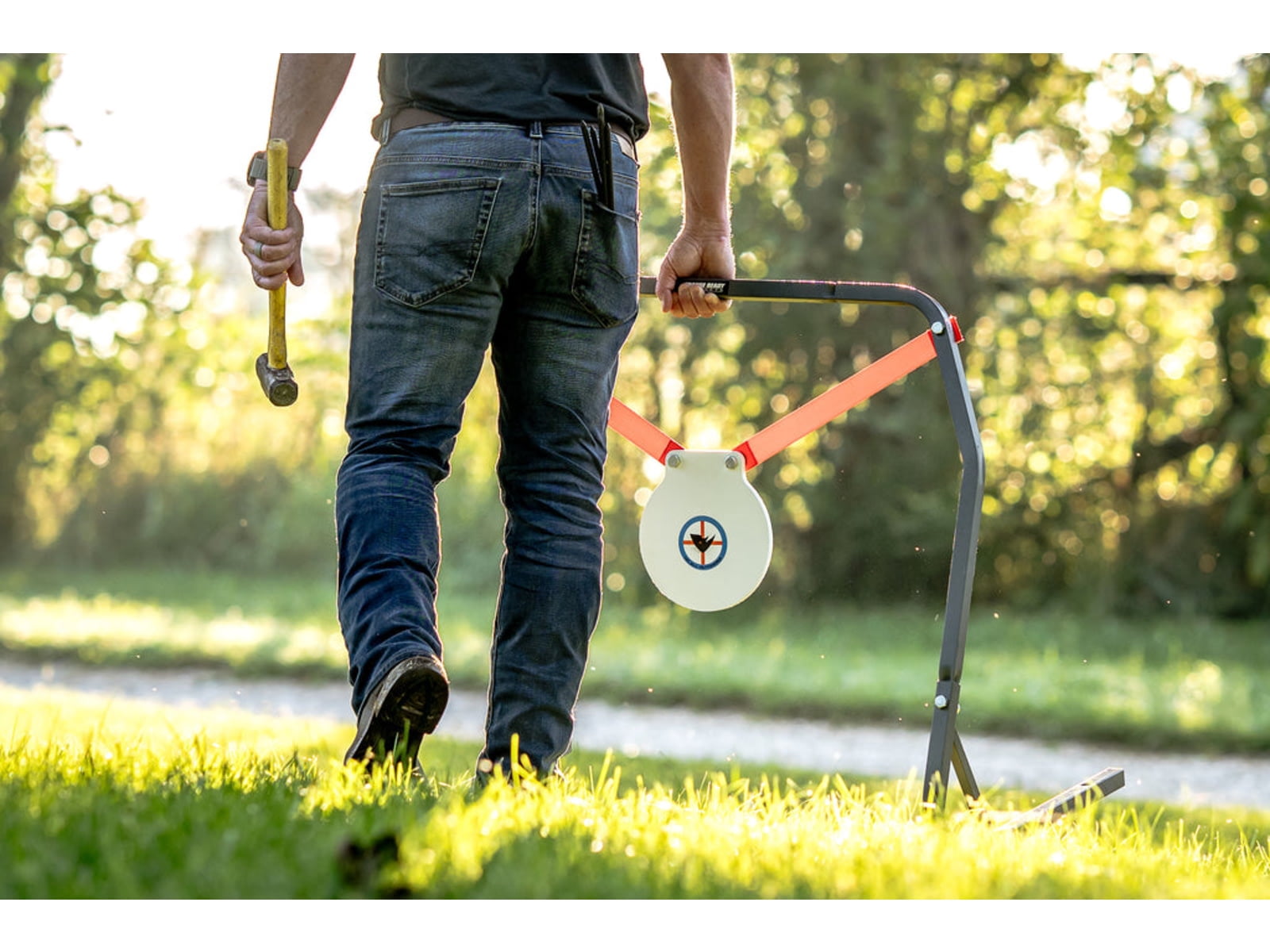 Do All Outdoors Range Ready High Cal Gong with Stand