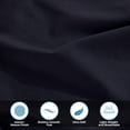 thumbnail image 4 of Superior Egyptian Cotton 300 Thread Count Deep Pocket Sheet Set, Twin, Navy Blue, 4 of 5