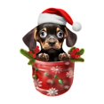 thumbnail image 4 of Clearance Sale! Dog Ornaments Funny Dog In Cup Tree Pendant 2D Dog Acrylic Ornament For Tree Dog Tree Decor Rear View Accessories Dog For Dog Lover, 4 of 9