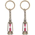 thumbnail image 1 of 2pcs Car Keychains Hourglass Keychains Backpack Key Ring Retro Key Chain Sand Timer Key Rings Bag Keychain, 1 of 3