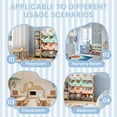 thumbnail image 6 of Toy Storage Organizer - Toy Organizers and Storage with Bookshelf, Toy Storage Shelf with 3 Shelves and 12 Storage Bins, Kids Bookshelf and Toy Storage for Kids Room, Playroom, Nursery, Multi color, 6 of 7