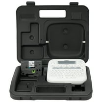 Brother P-touch Home / Office Advanced Connected Label Maker PT-D410VP, Includes Carry case and 4m Black Print on Clear Sample Label Tape ~1/2” (12mm)