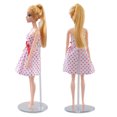 thumbnail image 2 of 30cm doll transparent plexiglass bracket plastic standing display stand card waist bracket doll bracket, 2 of 5