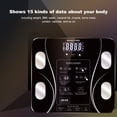 thumbnail image 4 of Body Fat Scales Intelligent Electronic Weight Scale High Digital BMI Scale Water Mass Health Body Composition Analyzer Monitor, 4 of 7
