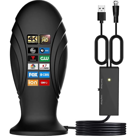 2025 TV Antenna,TV Antenna Indoor, TV Antenna for Local Channels,360  Long Distance Indoor Amplified HDTV Antenna,Support 4K 1080p All Television Outdoor Smart TV Antenna