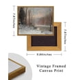 thumbnail image 4 of Arte de Pared Vintage ARPEOTCY Paisaje Invernal enmarcado 20x25 cm, 4 of 6