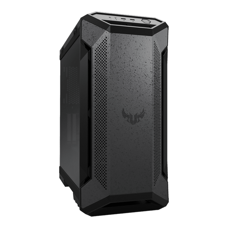 ASUS TUF Gaming GT501 Mid-Tower Computer Case for up to EATX Motherboards  with USB 3.0 Front Panel, Smoked Tempered Glass, Steel Construction, and  Four Case Fans (GT501 TUF GAMING CASE/GRY/WITH HANDL) 