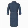 thumbnail image 3 of NOLDARES Mens Robe Cotton Terry Cloth Bathrobe Soft Towel Bath Robe(Navy,L), 3 of 9