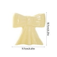 thumbnail image 3 of Bows Shaped Ceramic Candle Holder,Elegant Decorative Candlestick,For Home Office Party Decoration, 3 of 7