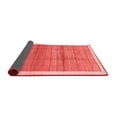 thumbnail image 2 of Ahgly Company Indoor Round Abstract Red Modern Area Rugs, 8' Round, 2 of 4