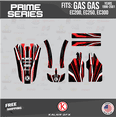 thumbnail image 2 of Kalair GFX Graphics Kit for Gasgas EC200, EC250 and EC300 (1996-2001) Prime Series, 2 of 5