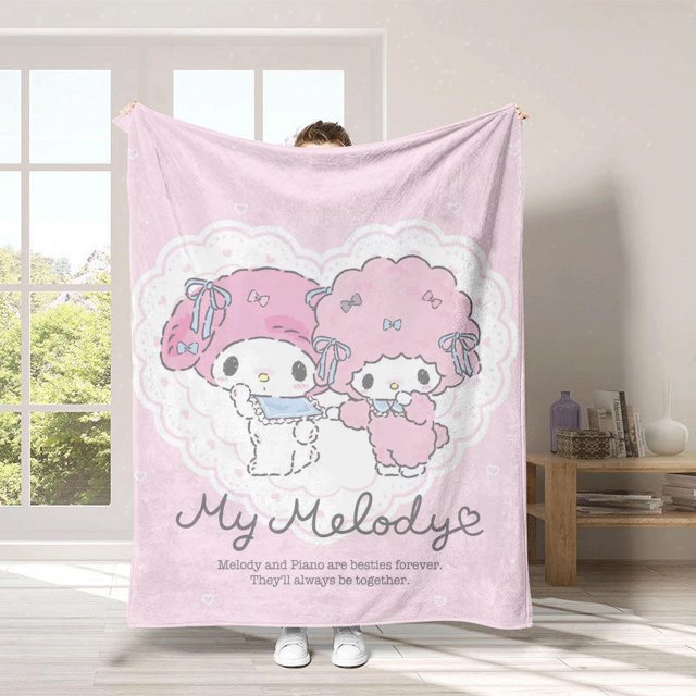3D Printing, Cartoon Soft Double Flannel Blanket, Super Soft Blanket, Suitable For Living Room, Sofa