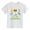 White, variant on WERYOUNG Toddler Boys Girls Island Print Casual T-Shirt Fashion Kids Comfort Fit Tee Tops For Beach Tshirts Stylish Infants Dailywear, White 7-8 Years