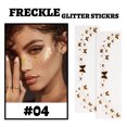 thumbnail image 2 of Ashosteey Freckles Face Metallic Tattoo Sticker,Face Glitter Makeup Speckles,Makeup Patches,Cute Glitter Makeup Accessories for Women, Fake Freckles, Water Transfer Professional Makeup, 2 of 2