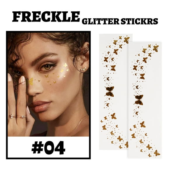 Qocolhg Up to 50% Off Personal Care and Beauty Clearance!Water Transfers Freckle Stickers Easy Natural Freckle Look Beauty Makeup Stickers, Gifts for Women