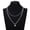 Lock Pendant-2, variant on Stainless Steel Layered Chain Lock Pendant Necklace for Women Chain On The Neck -Moon Pendant