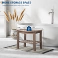 thumbnail image 4 of Banc de Douche Robuste Yiwa, Tabouret de Salle de Bain Imperméable en HDPE de 20,6 Pouces avec Rangement, Capacité de Charge de 400 lb, 4 of 7