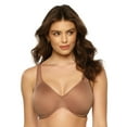 thumbnail image 2 of Paramour by Felina | Amaranth Cushioned Comfort Unlined Minimizer Bra 2-Pack (Black Rose Tan 2-Pack, 32C), 2 of 4