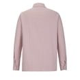thumbnail image 4 of Cardigan for Women Lightweight Women Casual Solid Long Sleeve Buttons Loosing Cardigan Turndown Collar Tops Women Tops Long Sleeve Tops for Women Casual, 4 of 8