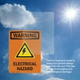 thumbnail image 6 of (2 Pack) Electrical Hazard With Symbol OSHA Warning Sign 7 Inch X 10 Inch Vinyl Label Decal Sticker Weather Resistant, UV Protected for Workplace, Business, and Construction Site, Made, 6 of 7