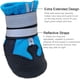 thumbnail image 3 of Botas para perros, botas protectoras para perros, 4 piezas, zapatos transpirables para perros, zapatillas antideslizantes (M, azul lago), 3 of 5