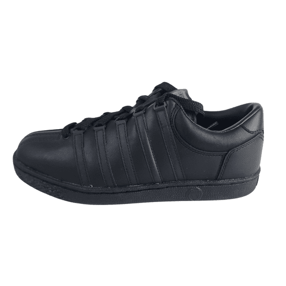 K-Swiss Classic Triple Black Varsity Kids Shoes Size 4Y