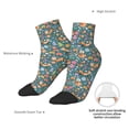 thumbnail image 6 of Rocae Foxes and Birds in Forest for Premium Adult Socks,Comfortable, Breathable, and Durable Socks, Perfect for Everyday Wear, 6 of 7
