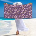 thumbnail image 5 of Sikiie Butterflies And Floral Beach Towel for Women Men, Pool Bath Beach Camping Beach Towel Adult Blanket for Travel Swim 27.5"x 55", 5 of 6