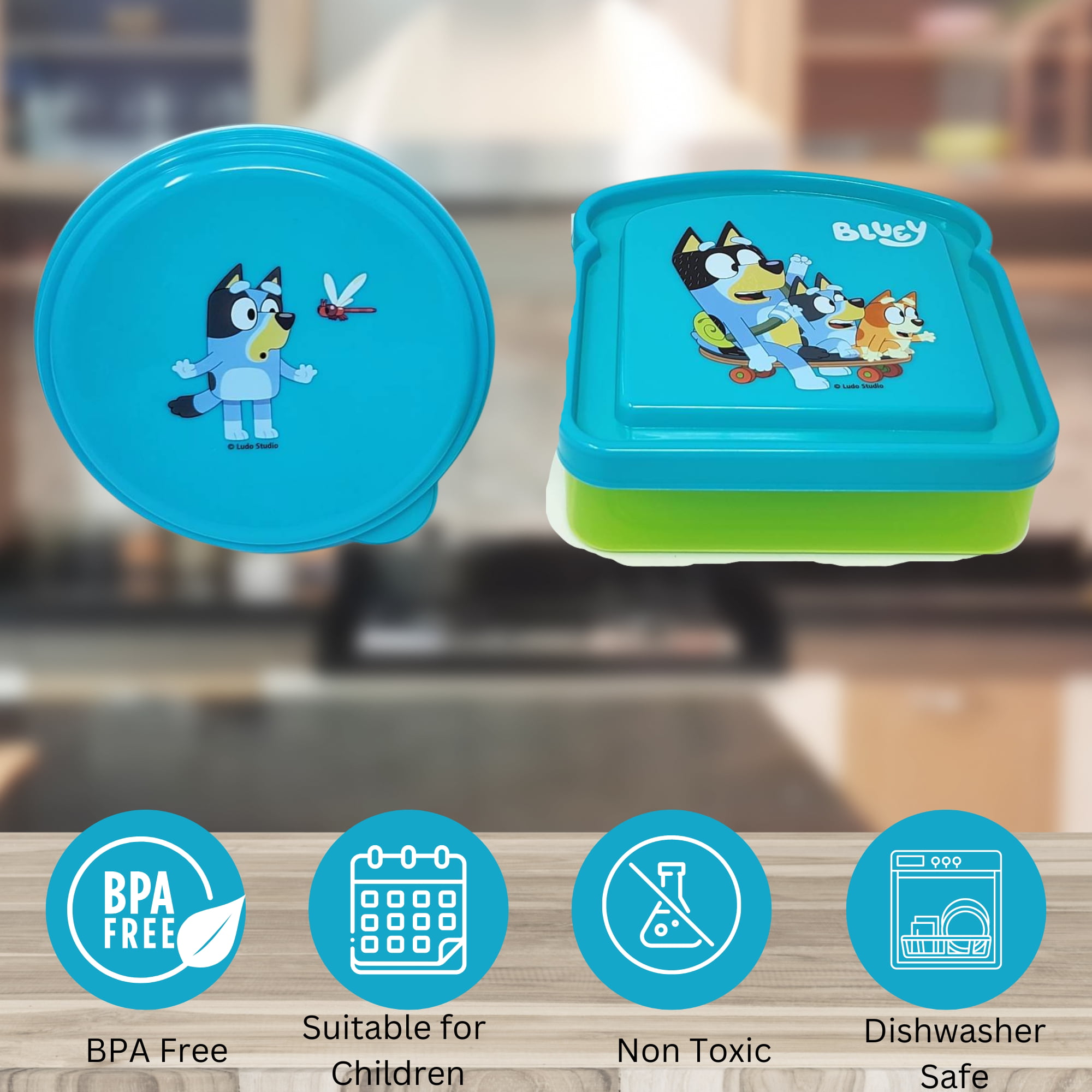 BLUEY and BINGO packing lunchbox for school Morning Routine feeding and  changing 
