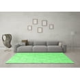 thumbnail image 3 of Ahgly Company Indoor Rectangle Solid Emerald Green Modern Area Rugs, 3' x 5', 3 of 4