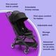 thumbnail image 4 of Bugaboo Butterfly - Cochecito ultracompacto plegable en 1 segundo - Ligero y compacto - Ideal para viajar - Negro medianoche, 4 of 5