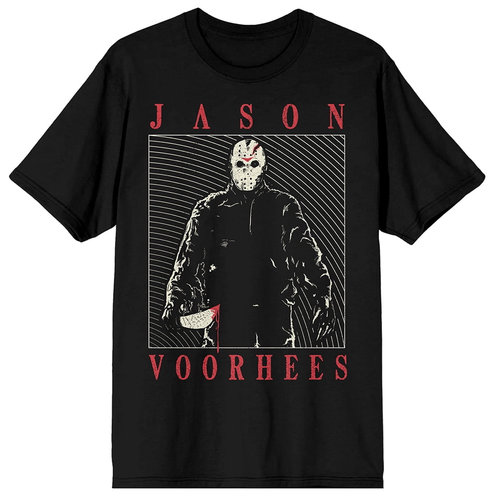 Bioworld - Friday the 13th Jason Voorhees Menâs Black T-shirt - L - Walmart.com - Walmart.com