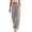 Gray, variant on Fmbrln Womens Wide Leg Baggy Pants Summer Side Lace Openwork Long Pants Beach Vacation Lounge Trousers with Pockets