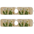 thumbnail image 2 of Coolnut 2 PCS Faucet Splash Catcher, 30"x5" Vintage Dandelion Microfiber Cloth Kitchen Faucet Absorbent Mat Sink Splash Guard Faucet Mat for Kitchen Sink Water Absorbent Mat for Kitchen, 2 of 7