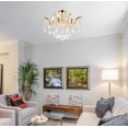 thumbnail image 2 of Maria Theresa 4 light Chrome Flush Mount Clear Royal Cut Crystal, 2 of 7