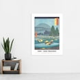 thumbnail image 2 of Ono, Distant View of Mount Daisen Hoki Province Utagawa Hiroshige Japanese Woodblock Classic Collection Extra Large XL Wall Art Poster Print, 2 of 3