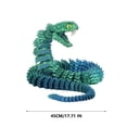 thumbnail image 3 of Dynamic Snake Car Ornament, Flexible Joint Design, 45cm Length, Modern Abstract Style, For Home Decor, Office Desk, Gift Choice, High-Quality Materials, Moving Parts, Collectible Decor | Plastic, C, 3 of 6
