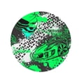thumbnail image 2 of SIDONKU 60 inch Round Beach Towel Blanket Pattern Bright Abstract Sport Car Tire Tracks Modern Travel Circle Circular Towels Mat Tapestry Beach Throw, 2 of 2