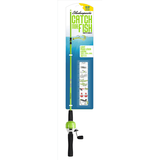 Shakespeare Catch More Fish Light Spincast Fishing Rod and Reel Combo