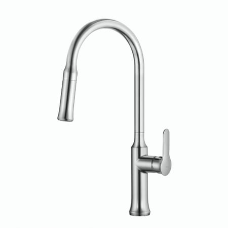 KRAUS Nola Single-Handle Kitchen Faucet with Pull Down Dual-Function Sprayer in