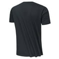 thumbnail image 2 of Aayomet Compression Shirts For Men Cotton Covered Polyester T Shirt Men'S Round Neck Solid Color Versatile Loose Fitting Quick,Black 5X-Large, 2 of 4