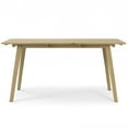 thumbnail image 6 of Simpli Home Kona 65 inch Wide Contemporary Outdoor Dining Table in Light Teak, 6 of 13