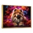 thumbnail image 2 of Designart "Charming Chow Chow" Animals Dog Floater Framed Wall Decor, 2 of 5