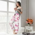 thumbnail image 5 of Salouo Breast Cancer Pink Ribbons Awareness (2) Print Women's Pajama Pants Casual Loose Sweatpants PJs Flowy Pants Drawstring Palazzo for Women Wide Leg Pants Lounge Pajama -Medium, 5 of 8