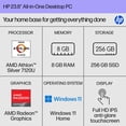 thumbnail image 2 of HP 24-cr0000a 24-cr0210 All-in-One Computer - AMD Athlon Silver 7120U - 8 GB - 256 GB SSD - 23.8" Full HD Touchscreen - Desktop - Shell White - AMD Chip - 1920 x 1080 - Windows 11 Home - AMD Radeon..., 2 of 5