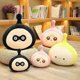 thumbnail image 3 of 1pc Kawaii Egg Anime Plush Pillow Cartoon Anime Figure Stuffed Plush Doll Cute Pink Black Round Ball Soft Pillow For Kids Gifts, 3 of 3