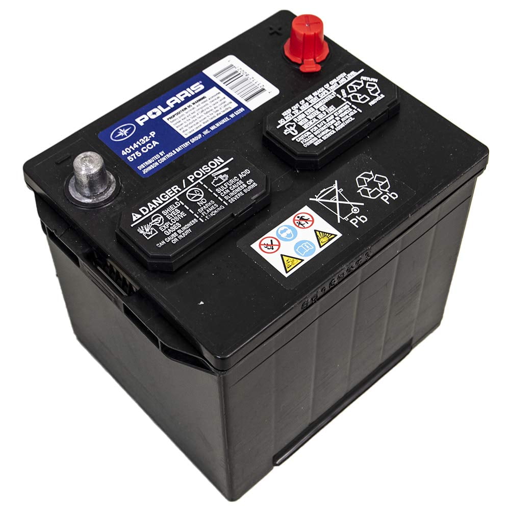 Polaris Battery, Flooded, Filled, 575 CCA, Genuine OEM Part 4014132-P